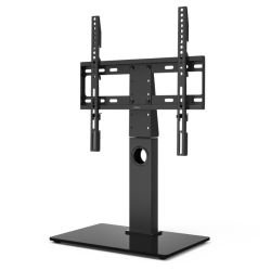 HAMA - Hama TV Stand, Up to 55" TVs, 30kg Max, Swivel, Height-Adjustable, Cable Manager, VESA up to 400 x 400
