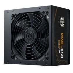 COOLER MASTER - Cooler Master 650W MWE Bronze V3 230V ATX 3.1 PSU, Fully Wired, HDB Bearing Fan, 80+ Bronze