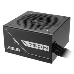 ASUS - Asus Prime 750W Bronze PSU, Double Ball Bearing Fan, Fully Wired, 80+ Bronze, Etched Cables, Black