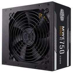 COOLER MASTER - Cooler Master 750W MWE Bronze V2 230V ATX 2.52 PSU, Fully Wired, HDB Bearing Fan, 80+ Bronze