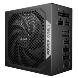 BEQUIET - Be Quiet! 850W Power Zone 2 PSU, Fully Modular, 80+ Platinum, Cybenetics Platinum, Semi-Passive Zero-RPM Cooling, ATX 3.1, PCIe 5.1