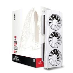 XFX - XFX RX9070 XT Quicksilver White Magnetic Air Edition, PCIe5, 16GB DDR6, HDMI, 3 DP, 2970MHz Clock, Magnetic Air Tech