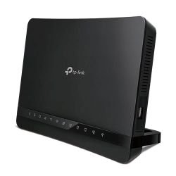 TP-LINK - TP-LINK (Archer VR1210V V2.0) AC1200 Wireless Dual Band Gigabit VoIP VDSL2/ADSL2+ Modem Router, MU-MIMO, Telephony, Remote Management