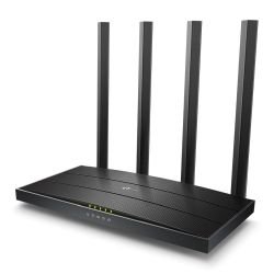 TP-LINK - TP-LINK (Archer C80) AC1900 (600+1300) Wireless Dual Band GB Cable Router, 4-Port, 3x3 MIMO, MU-MIMO