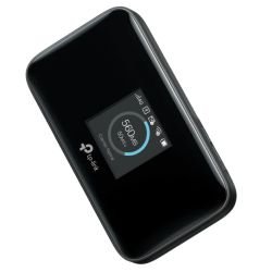 TP-LINK - TP-LINK (M7750) 600Mbps 4G LTE-Advanced Mobile Wi-Fi, 3280mAh Battery, Up to 32 Devices Simultaneously, Dual Band AC1200