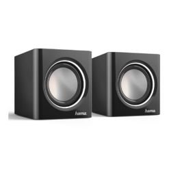 HAMA – Hama Sonic Mobil 185 2.0 Notebook Speakers, 3.5 mm Jack, USB-A for Power, Inline Volume Controls HAMA - Hama Sonic Mobil 185 2.0 Notebook Speakers, 3.5 mm Jack, USB-A for Power, Inline Volume Controls