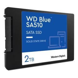 WD - WD 2TB Blue SA510 G3 SSD, 2.5", SATA3, R/W 560/520 MB/s, 87K/83K IOPS, 7mm