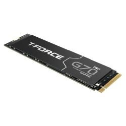 TEAM - Team 4TB T-Force G70 Pro M.2 NVMe Gen4 SSD, M.2 2280, PCIe4, 3D NAND, R/W 7400/6800 MB/s, Graphene Heatsink