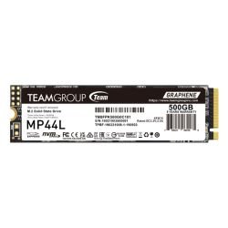 TEAM - Team 500GB MP44L M.2 NVMe Gen4 SSD, M.2 2280, PCIe4, R/W 5000/2500 MB/s, Heat Dissipating Graphene Label