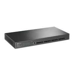 TP-LINK – TP-LINK (SX3016F) JetStream 16-Port 10GE SFP+ L2+ Managed Switch, Centralized Management, Dual Redundant PSUs, Rackmountable TP-LINK - TP-LINK (SX3016F) JetStream 16-Port 10GE SFP+ L2+ Managed Switch, Centralized Management, Dual Redundant PSUs, Rackmountable
