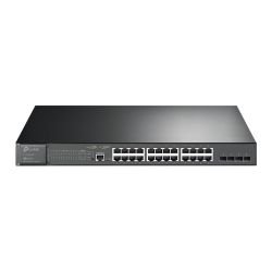 TP-LINK – TP-LINK (SG3428MP) JetStream 28-Port Gigabit L2 Managed Switch with 24-Port PoE+, 4 SFP Slots, Rackmountable TP-LINK - TP-LINK (SG3428MP) JetStream 28-Port Gigabit L2 Managed Switch with 24-Port PoE+, 4 SFP Slots, Rackmountable