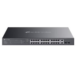 TP-LINK – TP-LINK (ES228GMP) Omada 28-Port Gigabit Easy Managed Switch with 24-Port PoE+, 2x GB SFP Ports, 384W Power Budget, Rackmountable TP-LINK - TP-LINK (ES228GMP) Omada 28-Port Gigabit Easy Managed Switch with 24-Port PoE+, 2x GB SFP Ports, 384W Power Budget, Rackmountable