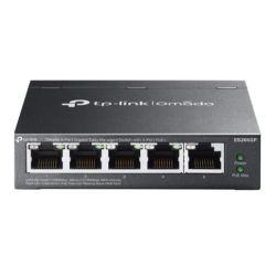 TP-LINK – TP-LINK (ES205GP) Omada 5-Port Gigabit Easy Managed Switch with 4-Port PoE+, 5x GB Ports, Metal Casing TP-LINK - TP-LINK (ES205GP) Omada 5-Port Gigabit Easy Managed Switch with 4-Port PoE+, 5x GB Ports, Metal Casing