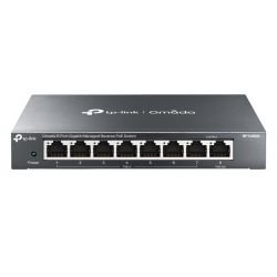 TP-LINK – TP-LINK (RP108GE) 8-Port Gigabit Managed Reverse PoE Switch, 7 PoE Input & 1 PoE Output, DC Output, Metal Casing TP-LINK - TP-LINK (RP108GE) 8-Port Gigabit Managed Reverse PoE Switch, 7 PoE Input & 1 PoE Output, DC Output, Metal Casing