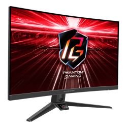 ASROCK – Asrock 27″ FHD Curved Monitor (PG27F15RS1A), 1920 x 1080, 1ms, 2 HDMI, DP, 240Hz, HDR 10, VESA ASROCK - Asrock 27" FHD Curved Monitor (PG27F15RS1A), 1920 x 1080, 1ms, 2 HDMI, DP, 240Hz, HDR 10, VESA