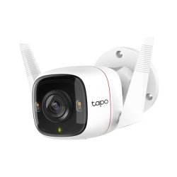 TP-LINK – TP-LINK (TAPO C320WS) Outdoor Security Wi-Fi Camera, Wired/Wireless, Ultra HD, Night Vision, Motion Detection, Alarms, 2-way Audio, Voice Control, SD Card Slot TP-LINK - TP-LINK (TAPO C320WS) Outdoor Security Wi-Fi Camera, Wired/Wireless, Ultra HD, Night Vision, Motion Detection, Alarms, 2-way Audio, Voice Control, SD Card Slot
