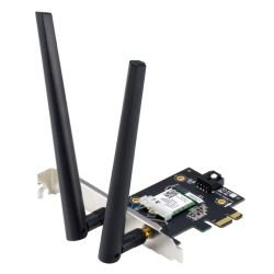 ASUS – Asus (PCE-BE6500) BE6500 Wi-Fi 7 Tri-Band PCI Express Adapter, Bluetooth 5.4, 4096-QAM, WPA3 ASUS - Asus (PCE-BE6500) BE6500 Wi-Fi 7 Tri-Band PCI Express Adapter, Bluetooth 5.4, 4096-QAM, WPA3