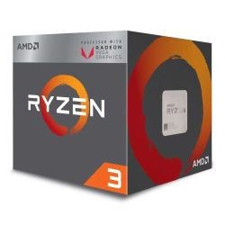 AMD - AMD Ryzen 3 3200G CPU with Wraith Stealth Cooler, Quad Core, AM4, 3.6GHz (4.0 Turbo), 65W, 12nm, 2nd Gen, VEGA 8 Graphics, Picasso