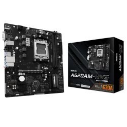 ASROCK - Asrock A620AM-HVS, AMD A620A, AM5, Micro ATX, 2 DDR5, VGA, HDMI, GB LAN, 2x M.2