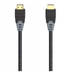 HAMA – Hama High Speed HDMI Cable, Ultra-HD 8K, Ethernet, Gold-Plated, Fabric, 1.5 Metre HAMA - Hama High Speed HDMI Cable, Ultra-HD 8K, Ethernet, Gold-Plated, Fabric, 1.5 Metre