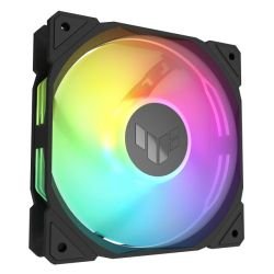 ASUS - Asus TUF Gaming TR120 ARGB Reverse Blade 120mm PWM Case Fan, Hydraulic  Bearing, 28mm Frame, Double-layer LED Matrix Design, 2000 RPM, Black