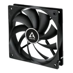 ARCTIC - ARCTIC F12 Low Noise 120mm Case Fan, Black, 9 Blades, Fluid Dynamic, 1350 RPM