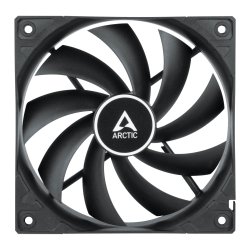ARCTIC - ARCTIC F12 120mm PWM PST Case Fan w/ Cable Splitter, Black, Fluid Dynamic, 230-1350 RPM