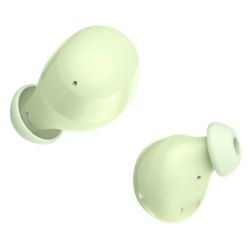 HAMA - Hama (Freedom Buddy II) Bluetooth Earbuds True Wireless with Mic, Bass Boost, Touch/Voice Control, 20 Hour Battery, Charging/Carry Case, Green