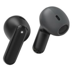 HAMA - Hama (Freedom Light II) Bluetooth True Wireless Earbuds with Microphone, Touch/Voice Control, 20 Hour Battery, Charging/Carry Case, Black