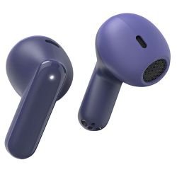 HAMA - Hama (Freedom Light II) Bluetooth True Wireless Earbuds with Microphone, Touch/Voice Control, 20 Hour Battery, Charging/Carry Case, Blue