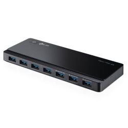 TP-LINK - TP-LINK (UH700) External 7-Port USB 3.0 Hub, Up to 5V/1.5A Output