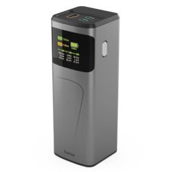 HAMA – Hama High Power 150W 24000mAh Power Pack, 2x USB-C, USB-A, Fast Charging, Colour Display HAMA - Hama High Power 150W 24000mAh Power Pack, 2x USB-C, USB-A, Fast Charging, Colour Display