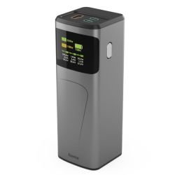 HAMA – Hama High Power 200W 24000mAh Power Pack, 2x USB-C, USB-A, Fast Charging, Colour Display HAMA - Hama High Power 200W 24000mAh Power Pack, 2x USB-C, USB-A, Fast Charging, Colour Display