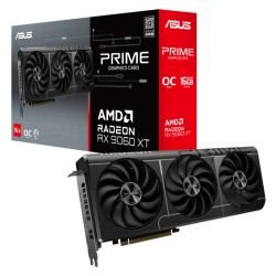 ASUS – Asus PRIME RX9060 XT OC, PCIe5, 16GB DDR6, HDMI, 2 DP, 3330MHz Clock, Overclocked, Compact SFF-Ready ASUS - Asus PRIME RX9060 XT OC, PCIe5, 16GB DDR6, HDMI, 2 DP, 3330MHz Clock, Overclocked, Compact SFF-Ready