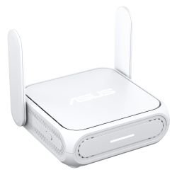 ASUS - Asus (RT-BE58 GO) BE3600 Dual Band Wi-Fi 7 Travel Router, 4G & 5G Mobile Tethering, Public WiFi Mode, VPN , AiMesh, 2.5G Port, USB-C Power Delivery