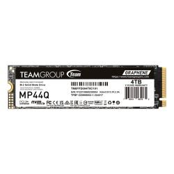 TEAM - Team 4TB MP44Q M.2 NVMe Gen4 SSD, M.2 2280, PCIe4, R/W 7000/5900 MB/s, Heat Dissipating Graphene Label
