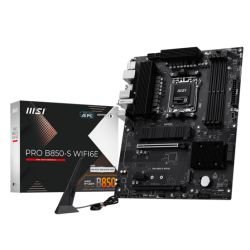 MSI - MSI PRO B850-S WIFI6E, AMD B850, AM5, ATX, 4 DDR5, HDMI, DP, Wi-Fi 6E, 2.5G LAN, 2x M.2