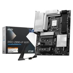 MSI - MSI PRO Z890-P WIFI, Intel Z890, 1851, ATX, 4 DDR5, HDMI, DP, TB4, Wi-Fi 7, 5G LAN, 4x M.2