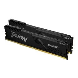 KINGSTON - Kingston Fury Beast 32GB Kit (2 x 16GB), DDR4, 3200MHz (PC4-25600), CL16, XMP, DIMM Memory